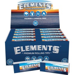 Elements - Filter tips - Filter tips books- Doos 50 stuks -Wit