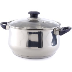 Haute Cuisine Blue Marble - Kookpot met deksel 24 cm