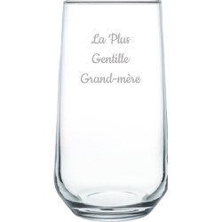 Drinkglas gegraveerd - 47cl - La Plus Gentille Grand-mère