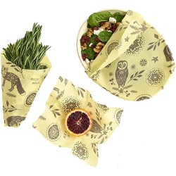 Bee's Wrap 3-pack assorted Into the Woods | Bijenwasdoek | Duurzaam lunch verpakken