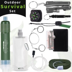 Waterfilter Steddy Pro - Survival Bushcraft Kit - Noodpakket - Waterzuivering - Water Filter Kraan - Outdoor