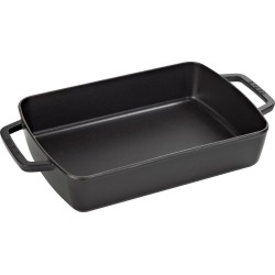 Staub - Ovenschaal - rechthoekig - 30 x 20 cm - zwart