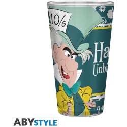 Glas Alice in Wonderland Mad Hatter March Hare