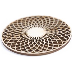 Houten onderzetter set - SPIRO
