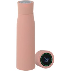 Hydrink - Smart Thermosfles - Roze - Zelf reinigend - LED scherm - Drink alarm