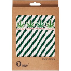 Papieren Rietjes Cannabis set