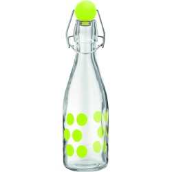 Dot Dot Waterfles - Glas - 0,25 l - Groen