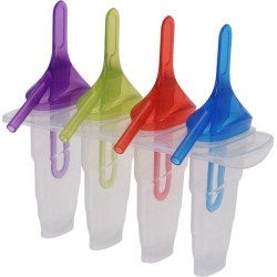 Tom Ijslollymaker Polypropyleen Transparant 4 Stuks