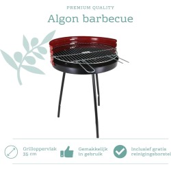 Bbq - Barbecue - Reinigingsborstel - Houtskool - Bbq set