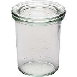 2x Weckpot met Deksel - 16cl - APS - Ø6cm - Glazen weckpotten - Vaatwasserbestendig