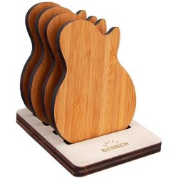 Onderzetters - Gitaar - Bamboe (Set of 4)