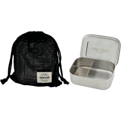 Yummii Yummii - Bento Lunchbox - Medium +3 - RVS - Stainless Steel