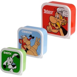 Astérix en Obelix brooddoos set van 3 - Puckator