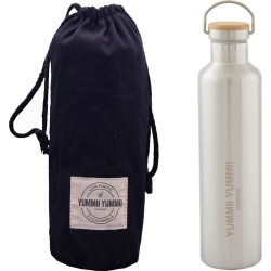 Yummii Yummii Thermofles – 1000 ml - Stainless Steel – Bamboo Details