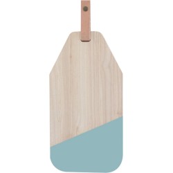 Kaasplank Limbo - Rubberhout met Leer - Blauw - TAK Design