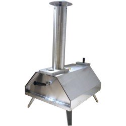 Houtgestookte RVS pizzaoven