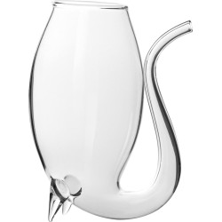 Set van 2 Port Sippers glazen handgeblazen met pijpje