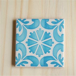 TilePassion, onderzetter no. 4 , turkoois