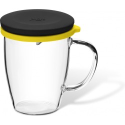 PO: Savor Tea Glass - black/yellow