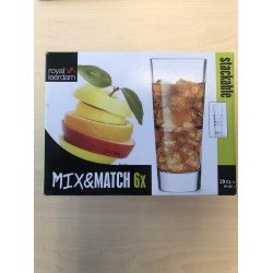 Royal Leerdam Mix & Match Longdrinkglazen 6 X