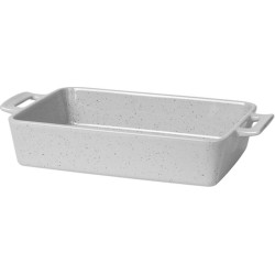 Broste Copenhagen lichtgrijze ovenschaal aardewerk Hasle 21.5 x 37 x 6.5 cm Small