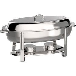 Chafing dish - Ovaal - RVS - 5.5 Liter - Promoline