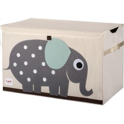 3 Sprouts - Toy Chest - Gray Elephant