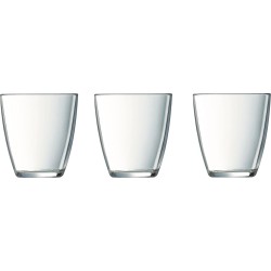 18x Stuks drinkglazen/waterglazen transparant 250 ml - Glazen - Drinkglas/waterglas/sapglas