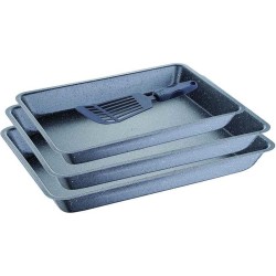 Bergner - Braadslede set - Met spatel - Staal